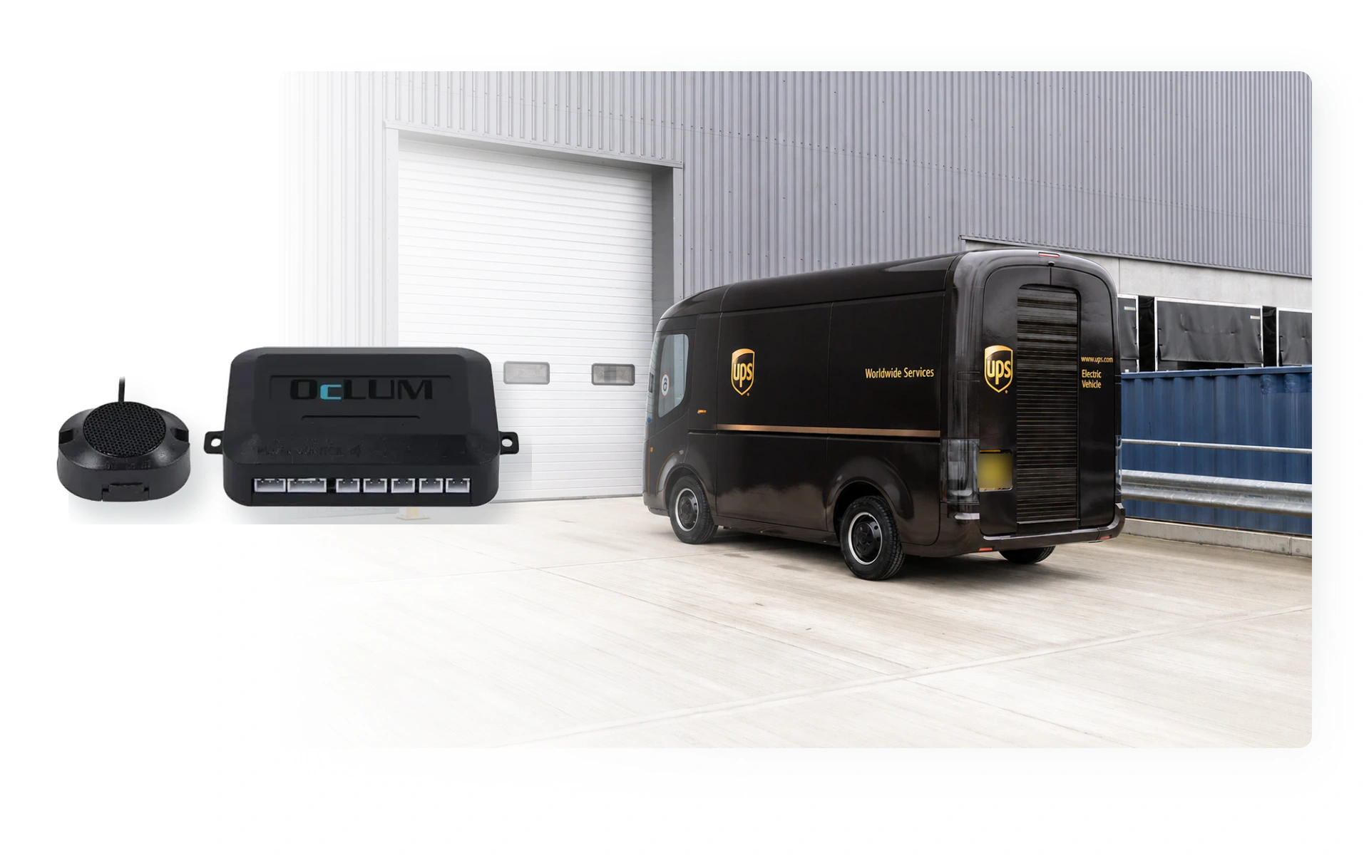 Object-sensor application with OcLUM four-zone controller and driver alert hardware