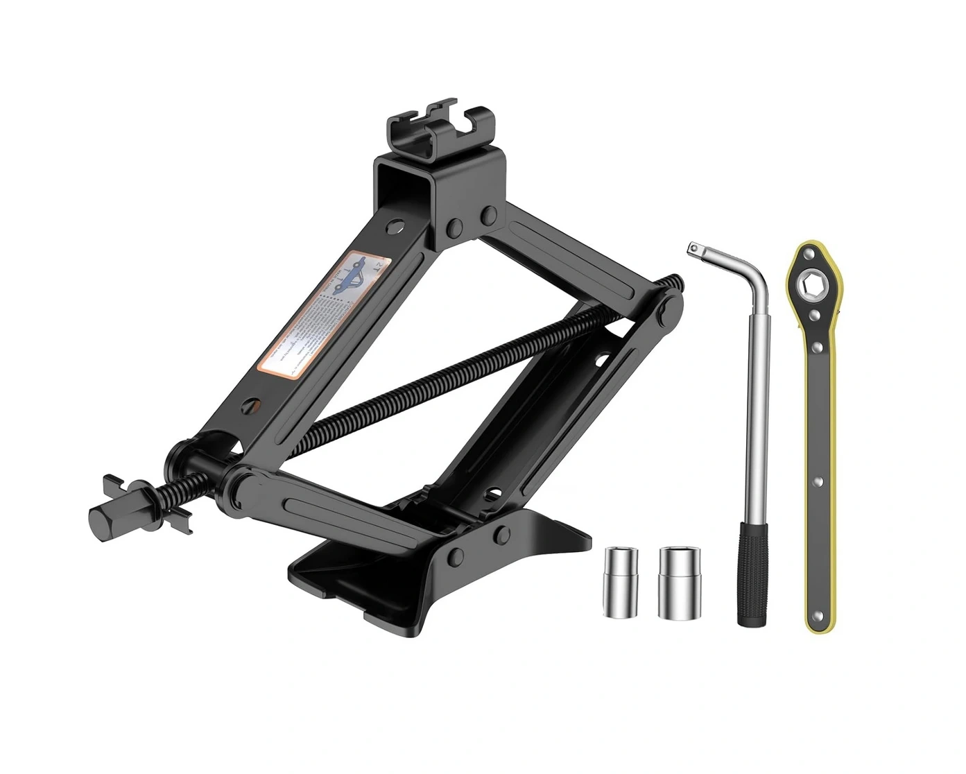 Vehicle jack and tire tool kit