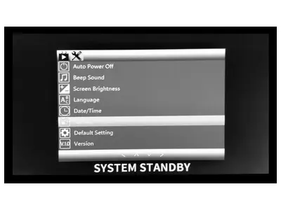 Alternate standby screen