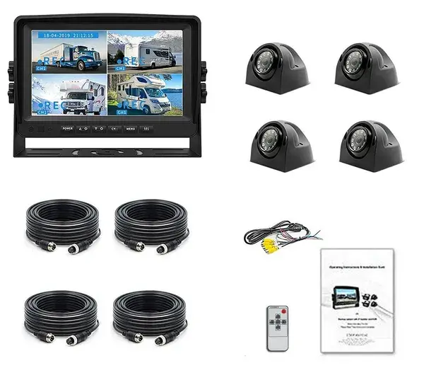 Transit display with vehicle cameras