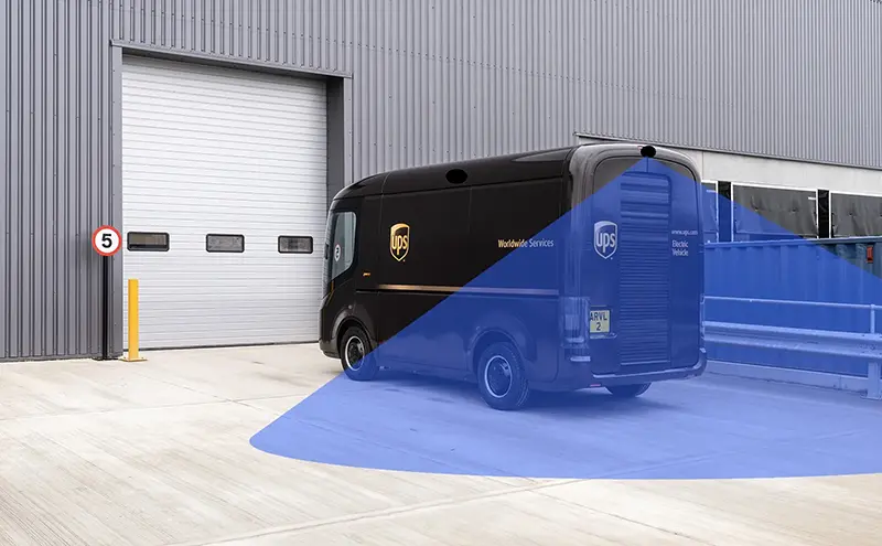Cargo van backup camera application